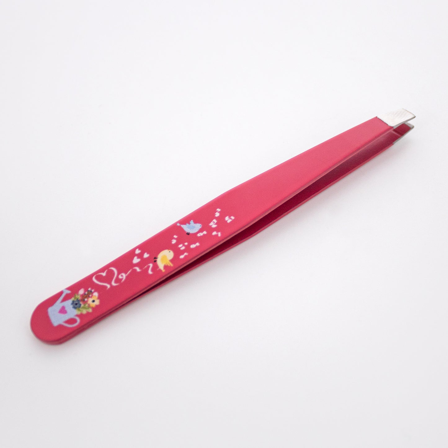 2 PC TWEEZER SET WITH DESIGN (RASPBERRY & ORCHID)