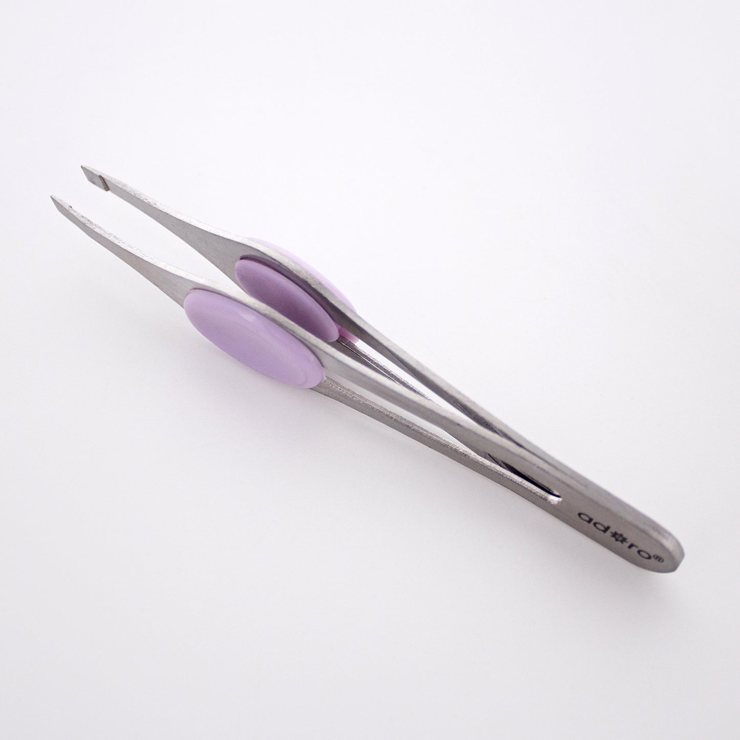 SLANT TIP TWEEZER W. GRIP (LILAC)