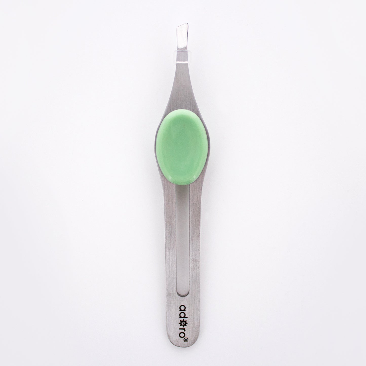 SLANT TIP TWEEZER W. GRIP (JADE)