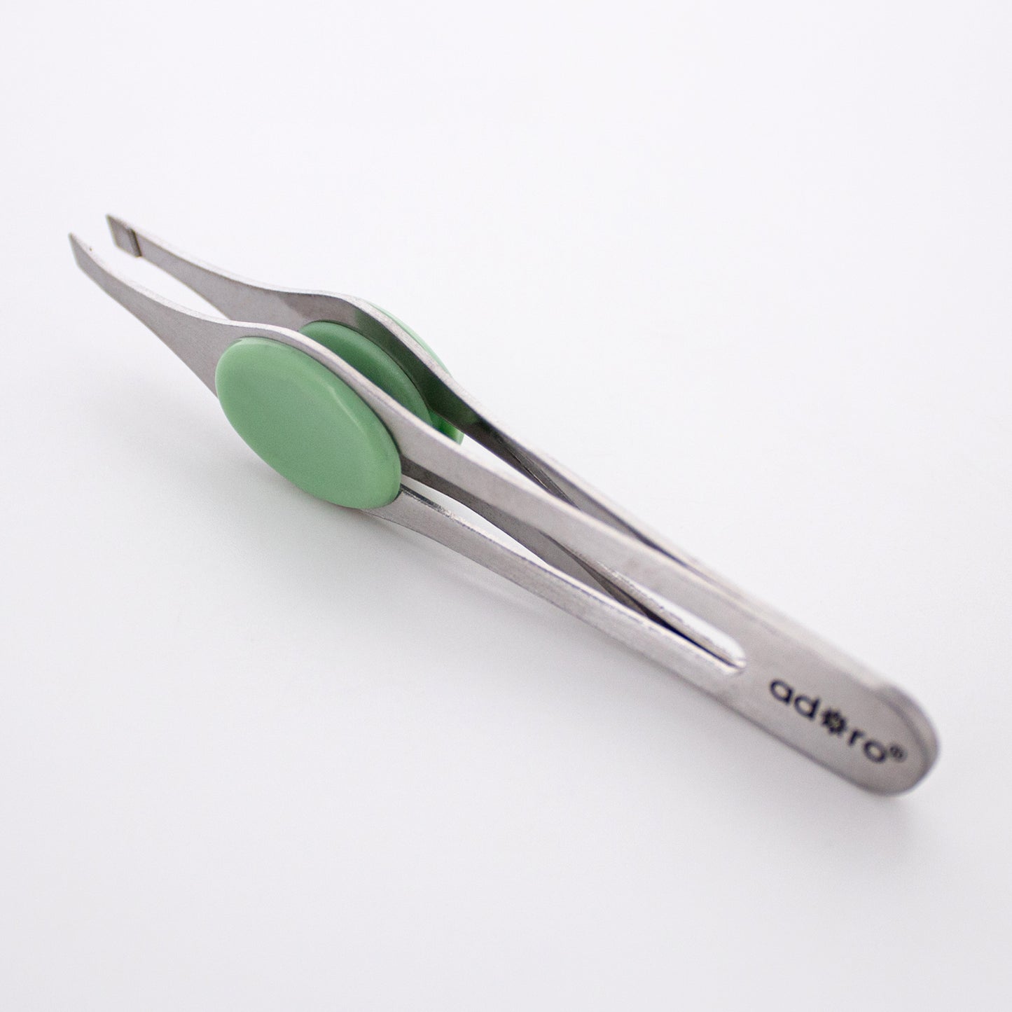 SLANT TIP TWEEZER W. GRIP (JADE)