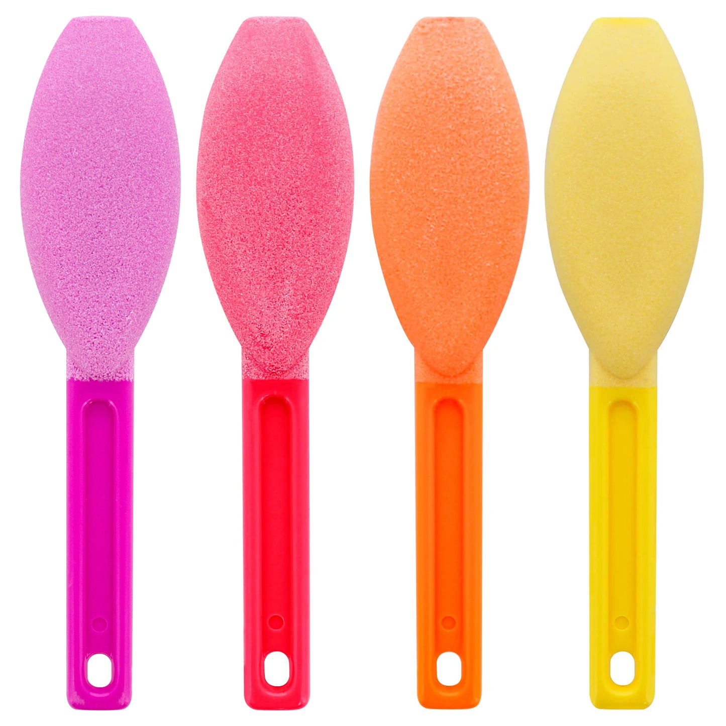 EXFOLITATING CONCAVE FOOT SCRUB WITH HANDLE