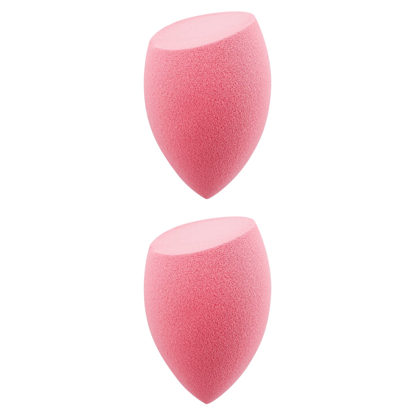 BLENDING SPONGE - 2 PC TEAR DROP W/ CUT (AWESOME PINK)