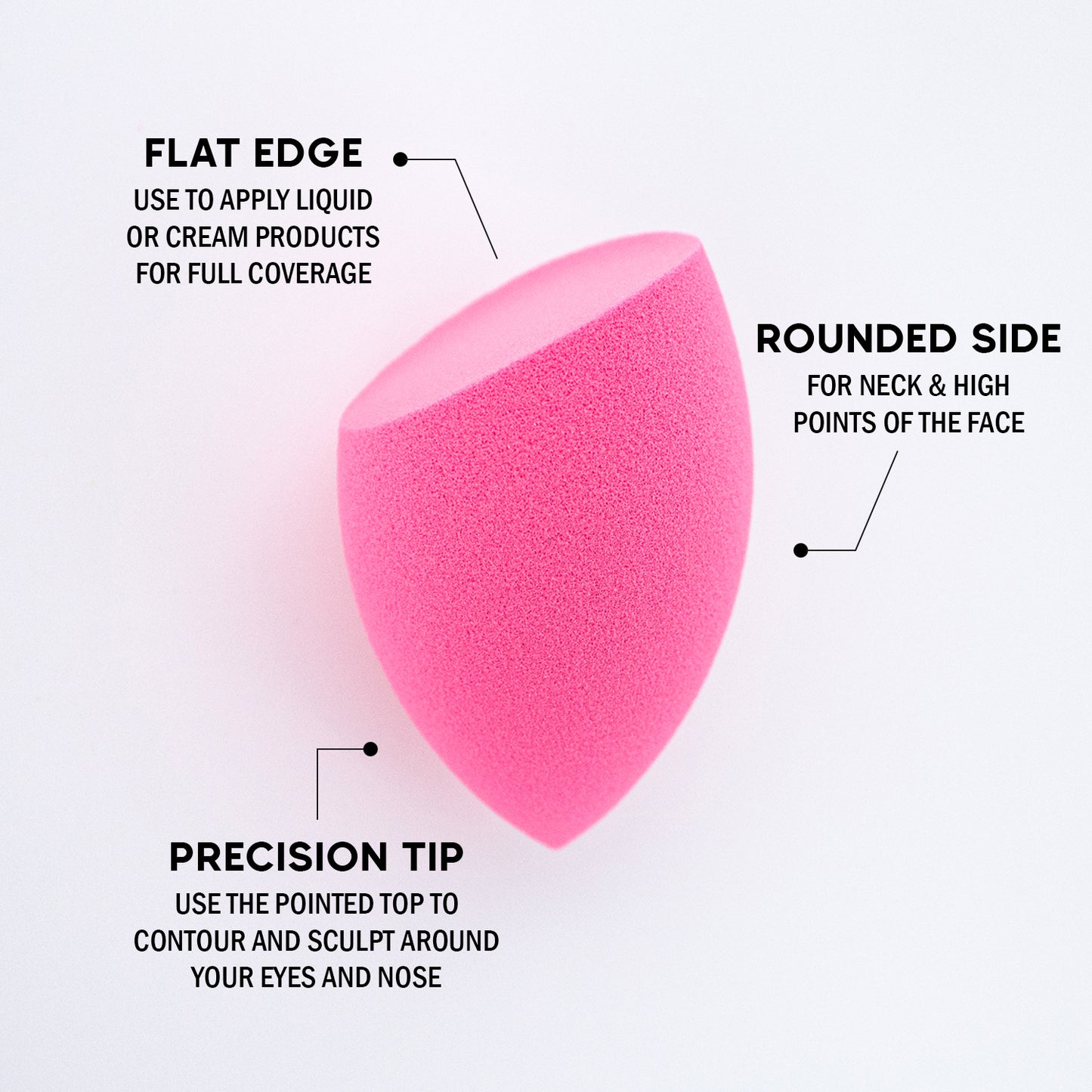 BLENDING SPONGE - 4 PC ASSORTED (MUAVE)