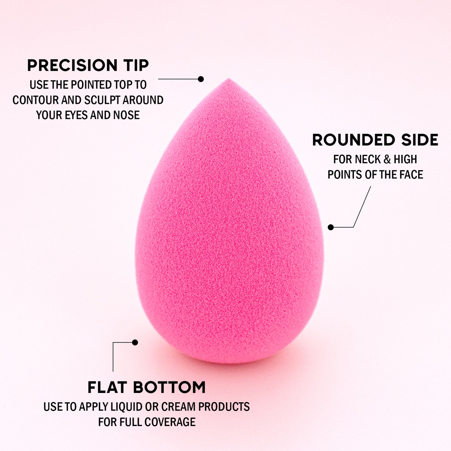 BLENDING SPONGE - 4 PC ASSORTED (MUAVE)