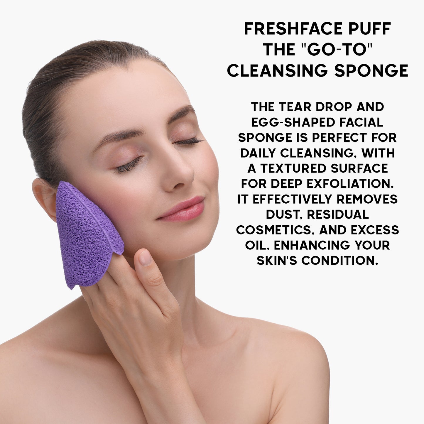 CLEANSING PAD 3 PC (PINK, PURPLE, MINT)