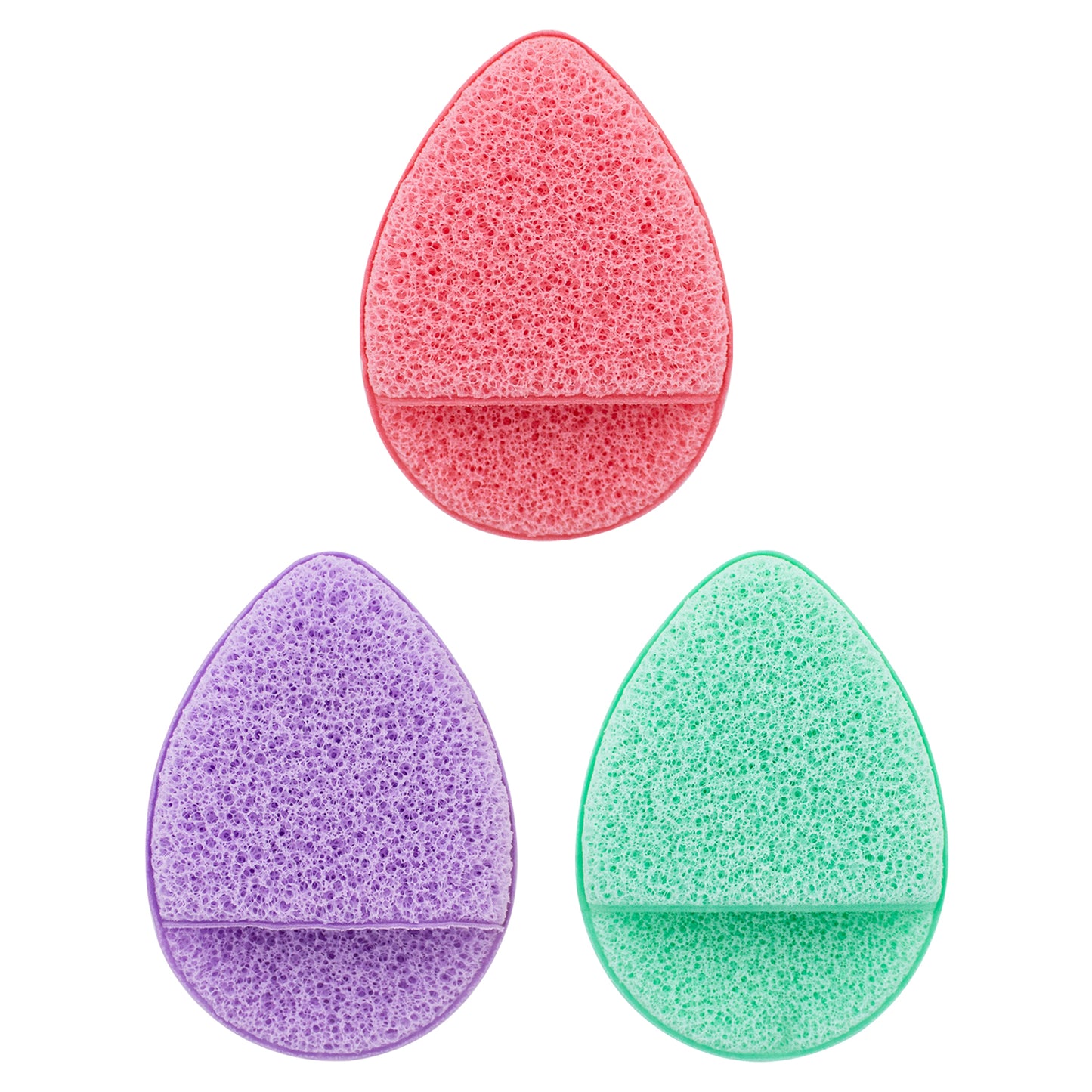 CLEANSING PAD 3 PC (PINK, PURPLE, MINT)