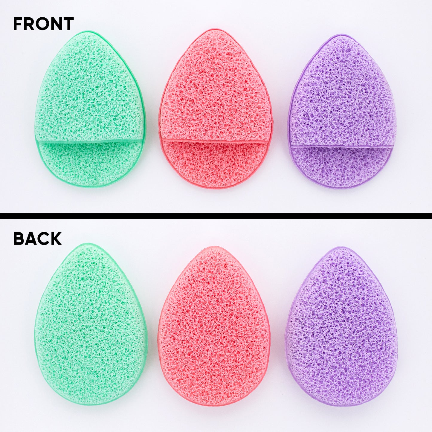 CLEANSING PAD 3 PC (PINK, PURPLE, MINT)