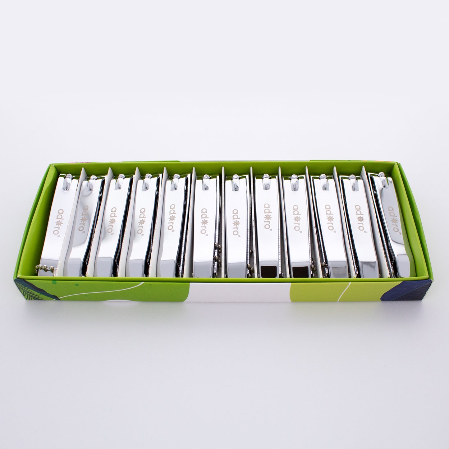 TOE NAIL CLIPPER : CURVE - BOX - 12 PC SET