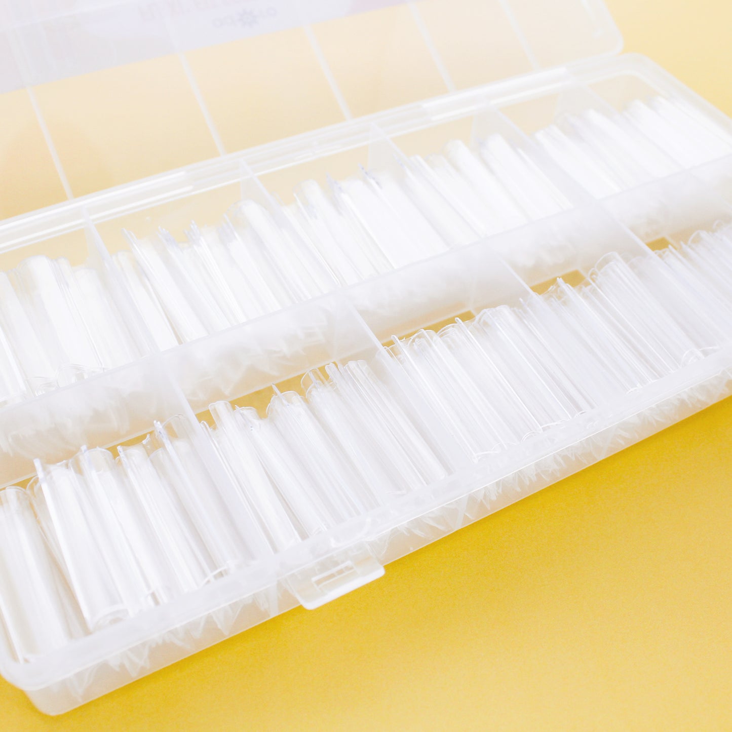 FLEXI' FIT SOFT GEL TIPS - XXL SQUARE (BAMBOO) TIPS 600PCS