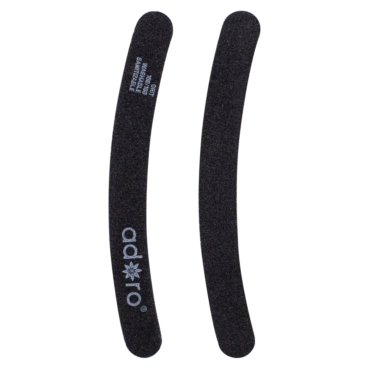 2-WAY CURVED BLACK EMERY BOARD GRIT 100 : 50PC/PACK