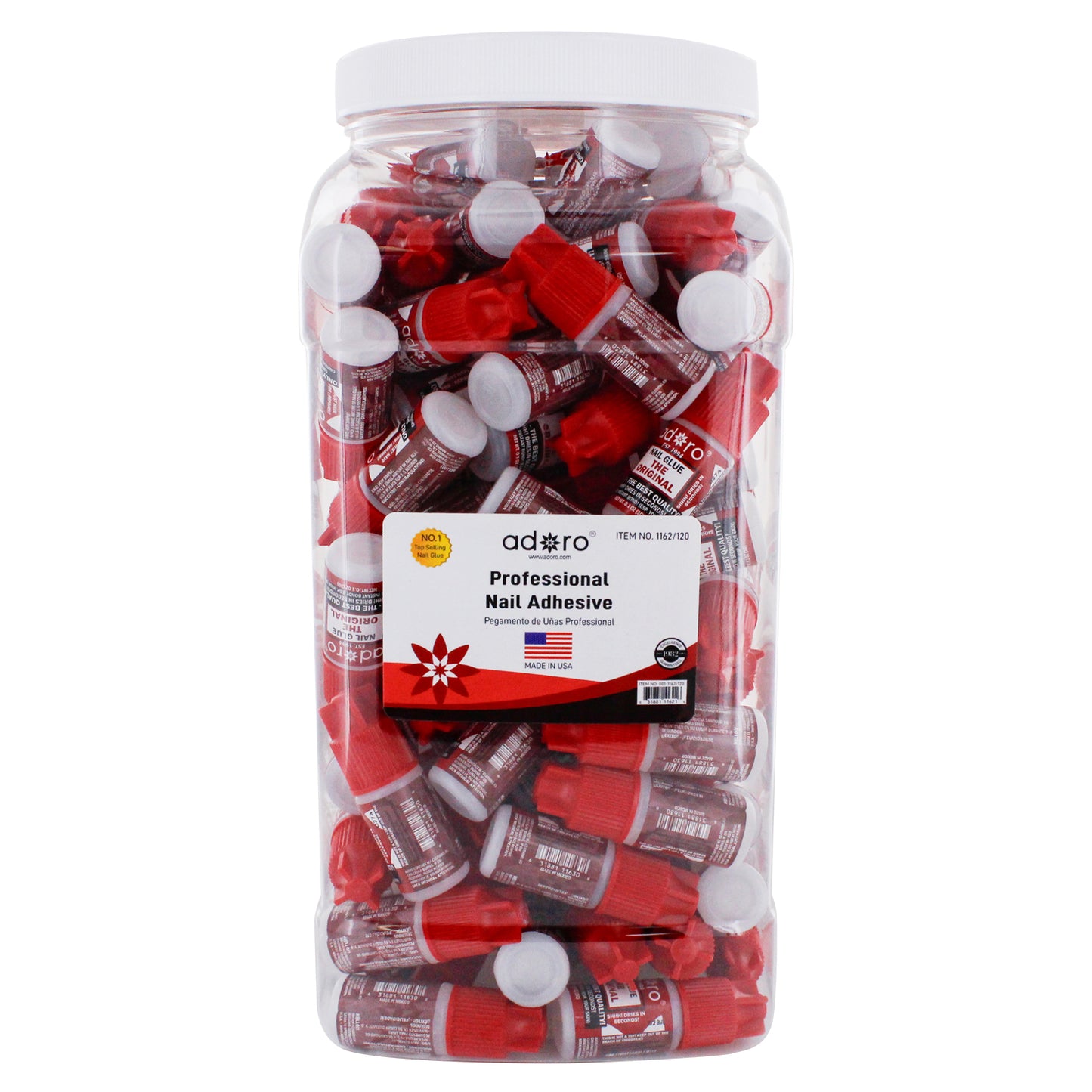 PROFESSIONAL NAIL ADHESIVE JAR (120pc)