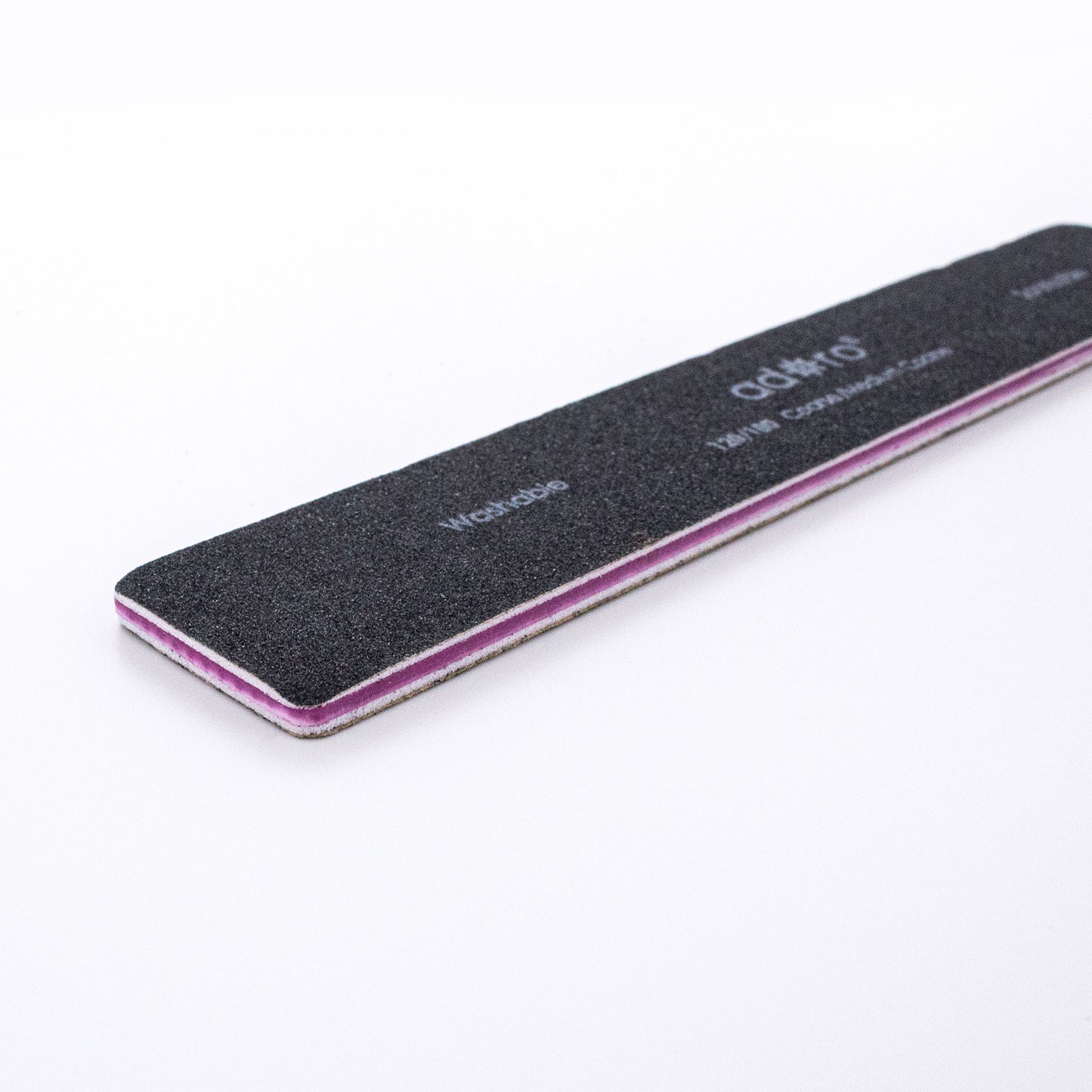 RECTANGLE NAIL FILE BLACK GRIT 120/180 : 50PC/PACK