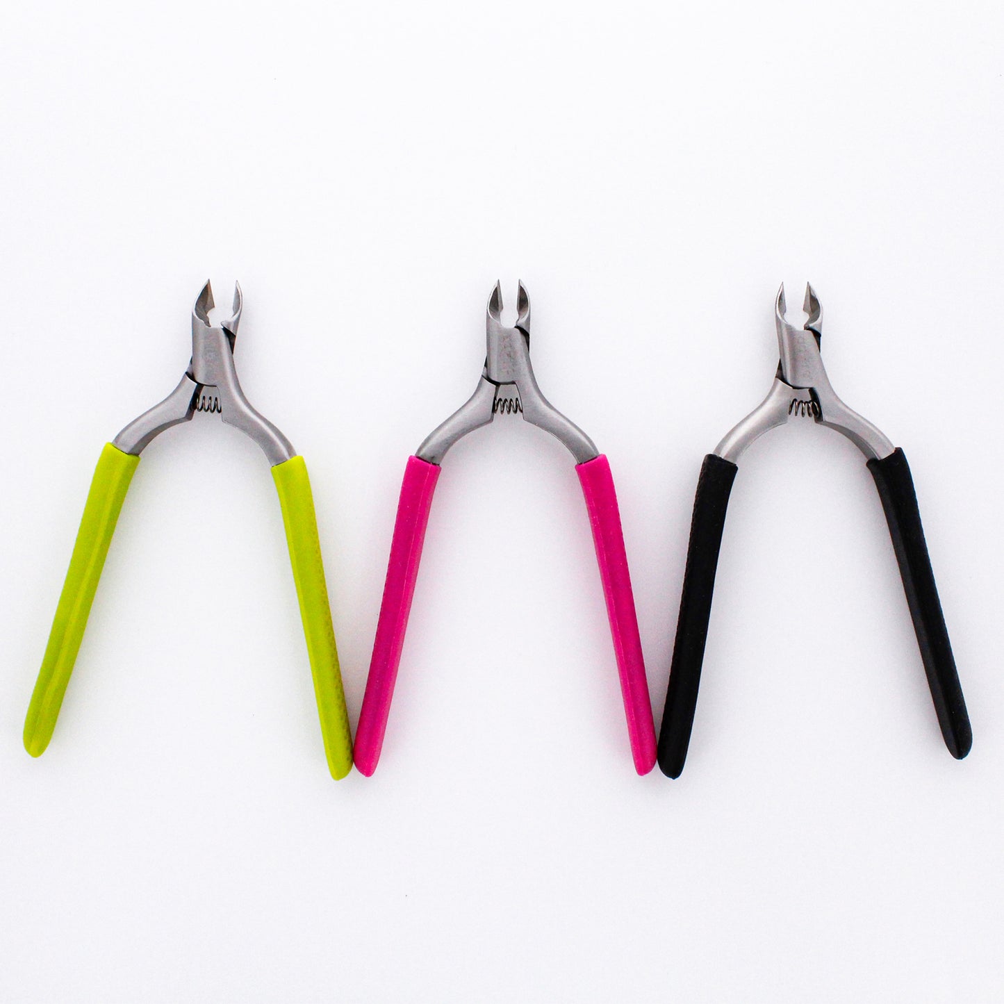 3/4 JAW CUTICLE NIPPER W/ GRIP (PINK)