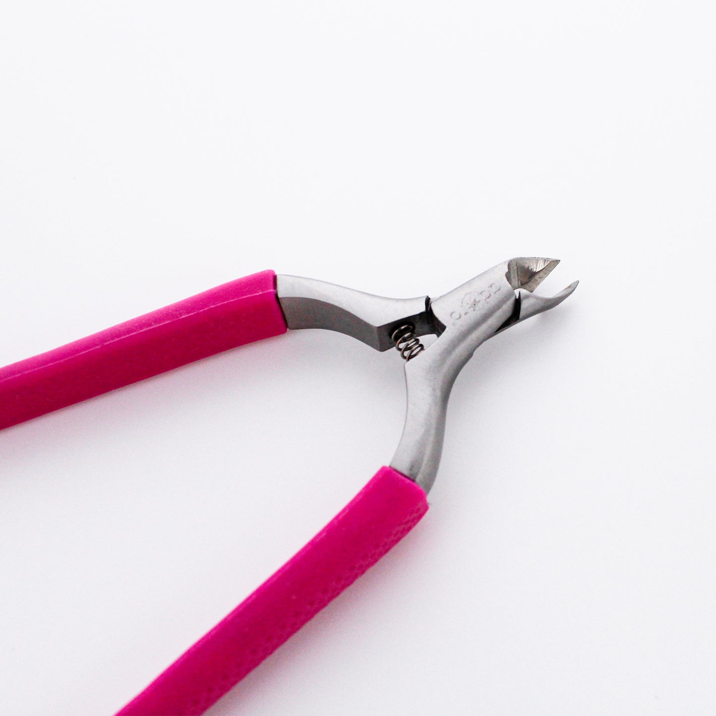 3/4 JAW CUTICLE NIPPER W/ GRIP (PINK)