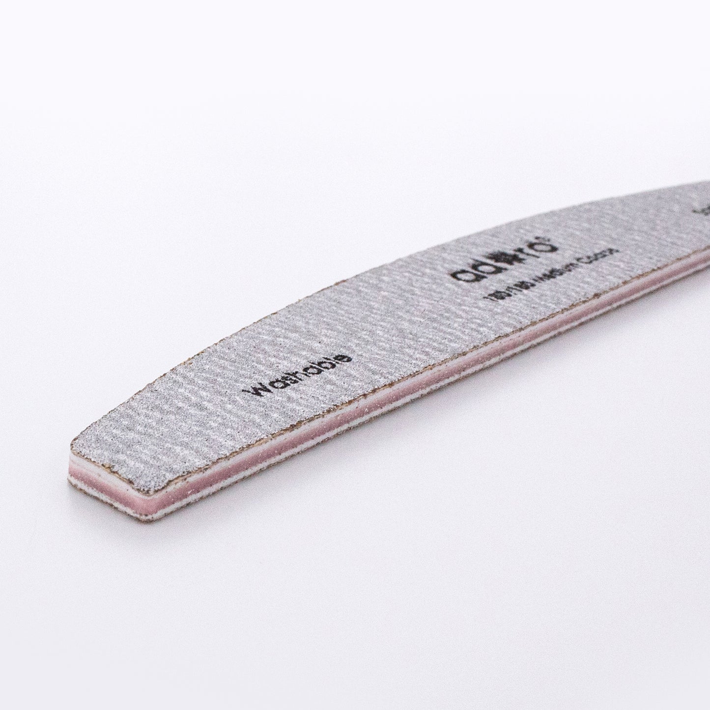 HALF MOON NAIL FILE ZEBRA GRIT 150/150 : 50PC/PACK