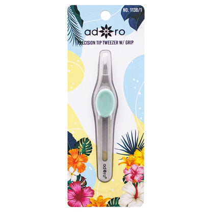 SLANT TIP TWEEZER W. GRIP (BUBBLE GUM)