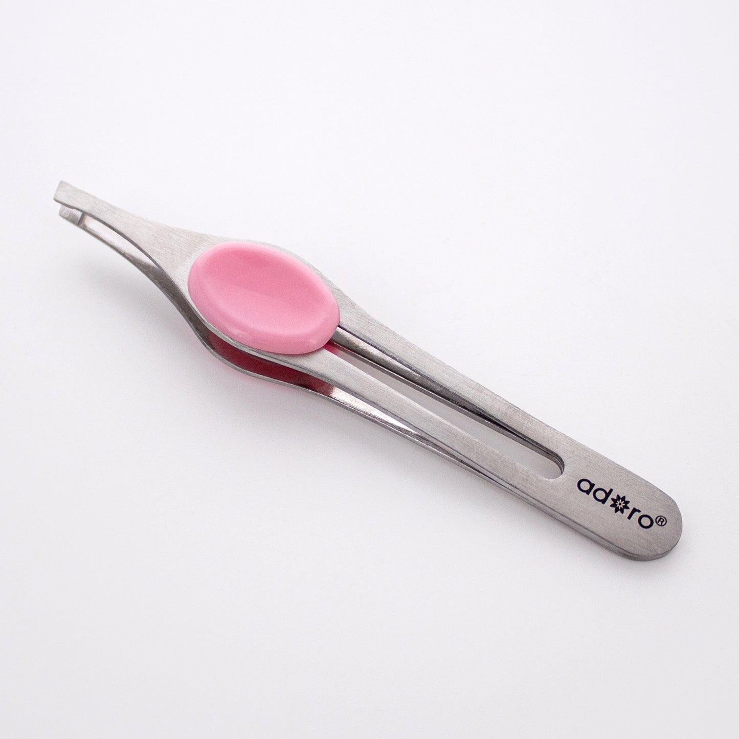 SLANT TIP TWEEZER W. GRIP (BUBBLE GUM)