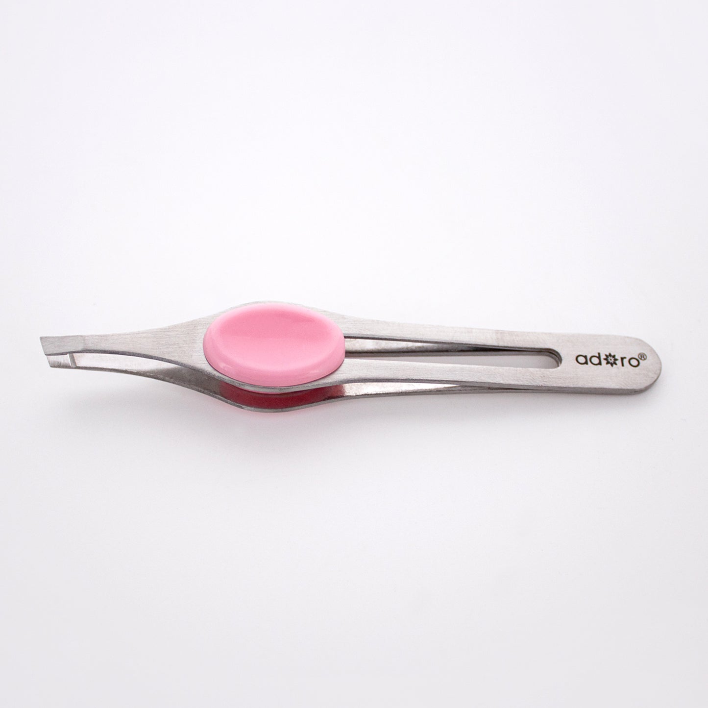 SLANT TIP TWEEZER W. GRIP (BUBBLE GUM)