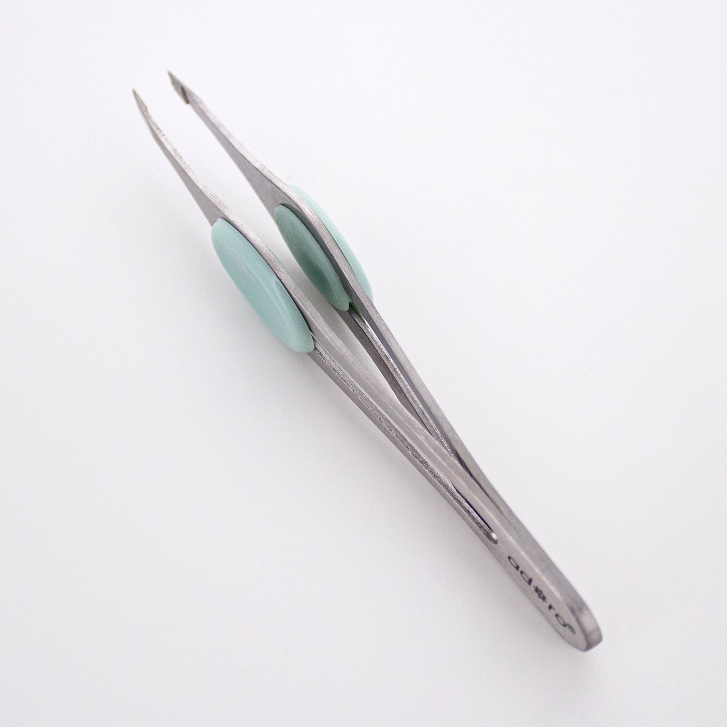 SLANT TIP TWEEZER W. GRIP (GLACIER BLUE)