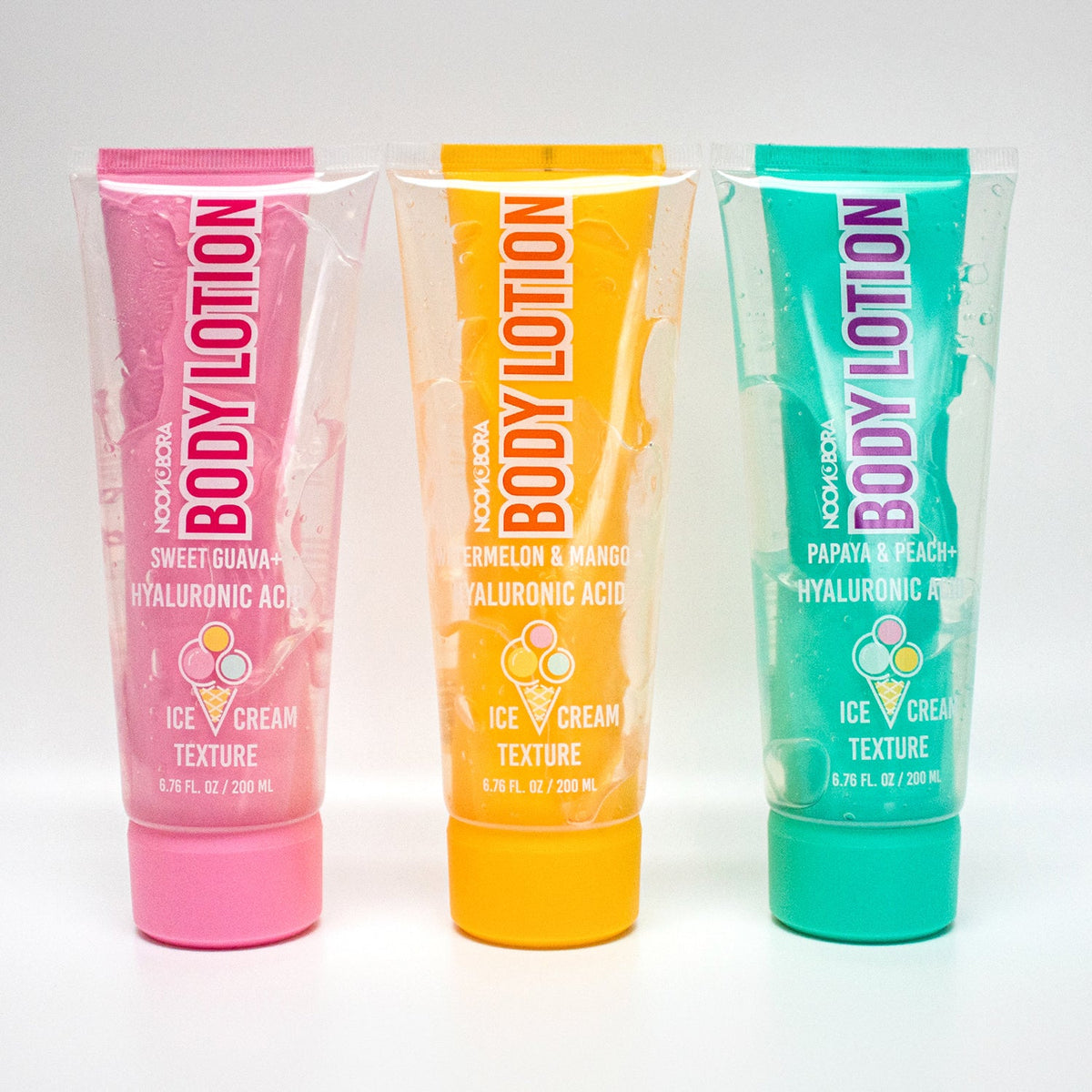 ICE CREAM BODY LOTION (PAPAYA & PEACH + HYALURONIC ACID)