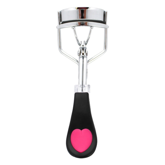 EYELASH CURLER W/ HEART GRIP (BLACK)