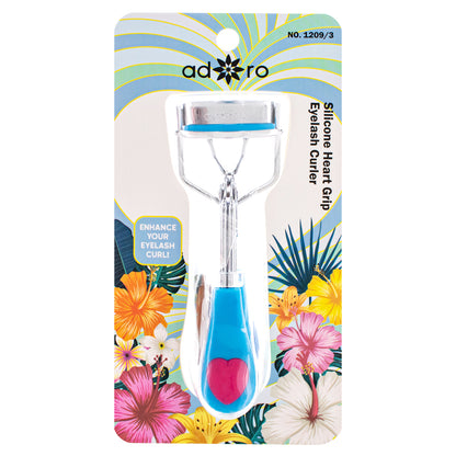 EYELASH CURLER W/ HEART GRIP (BLUE)