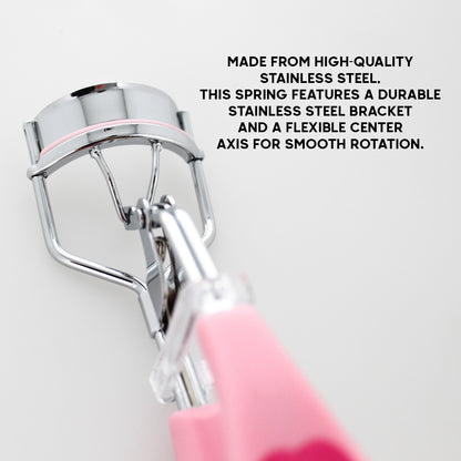 EYELASH CURLER W/ HEART GRIP (PINK)