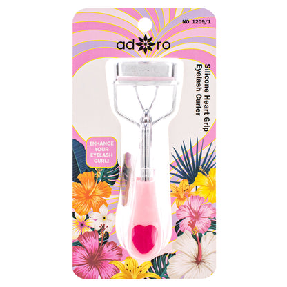 EYELASH CURLER W/ HEART GRIP (PINK)