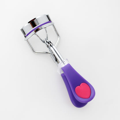 EYELASH CURLER W/ HEART GRIP (PURPLE)