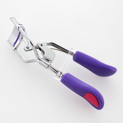 EYELASH CURLER W/ HEART GRIP (PURPLE)