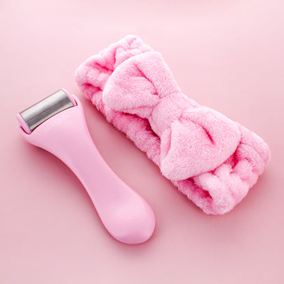 ICE ROLLER W/ HEAD BAND (BLUSH)