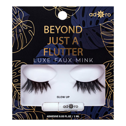 BEYOND JUST A FLUTTER with LASH ADHESIVE (GLOW UP)