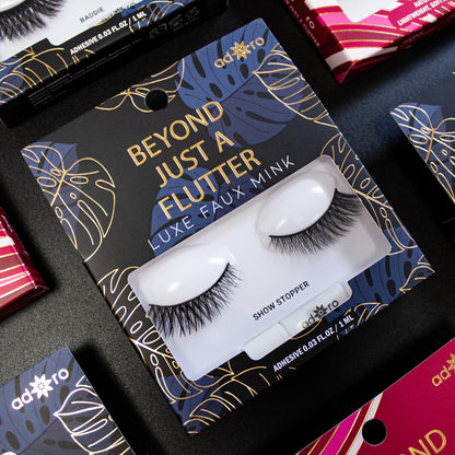 BEYOND JUST A FLUTTER with LASH ADHESIVE (SHOW STOPPER)