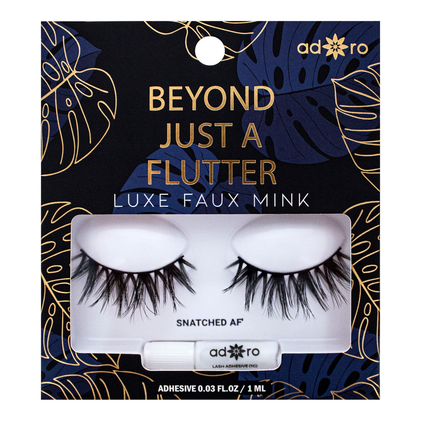 BEYOND JUST A FLUTTER with LASH ADHESIVE (SNATCHED AF')