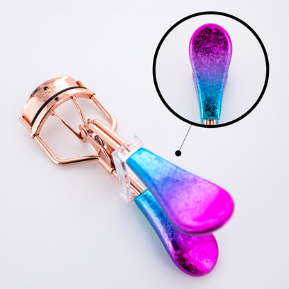 EYELASH CURLER W/ SPECIAL EFFECT (PURPLE & BLUE)