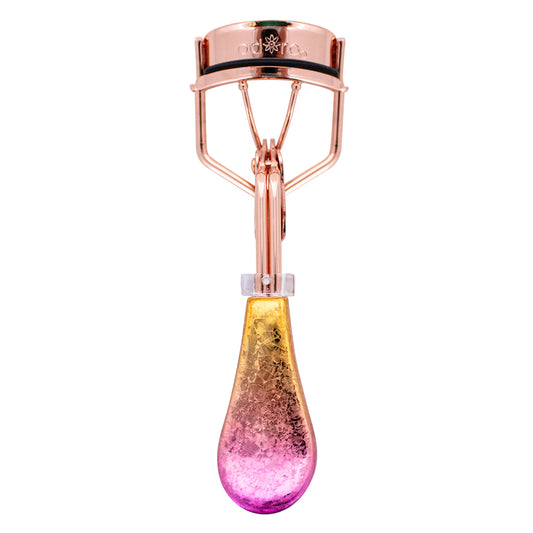 EYELASH CURLER W/ SPECIAL EFFECT (PINK & GOLD)