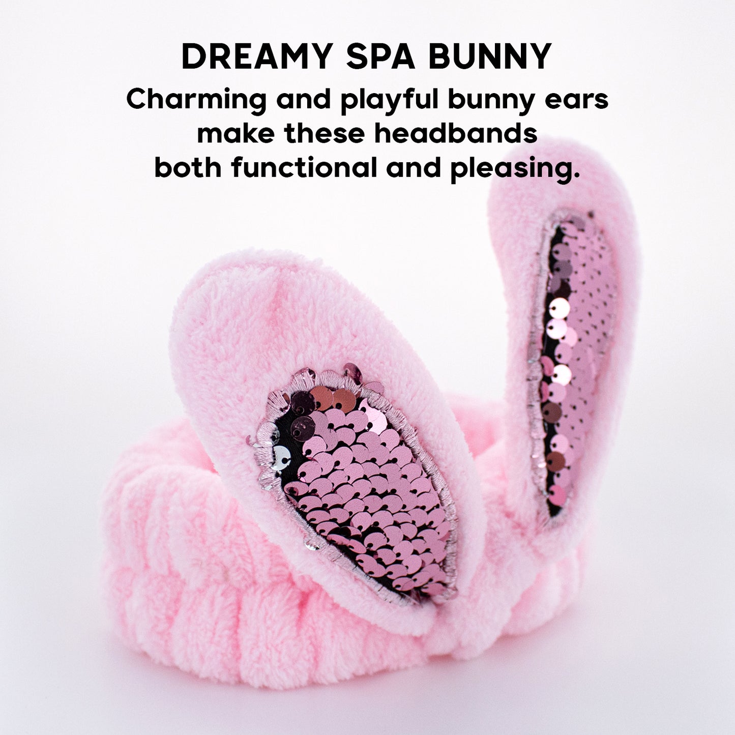 DREAMY SPA BUNNY - HEAD BAND (BLUSH)