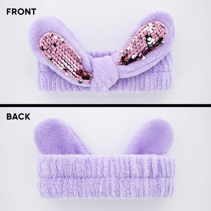 DREAMY SPA BUNNY - HEAD BAND (LAVENDER)