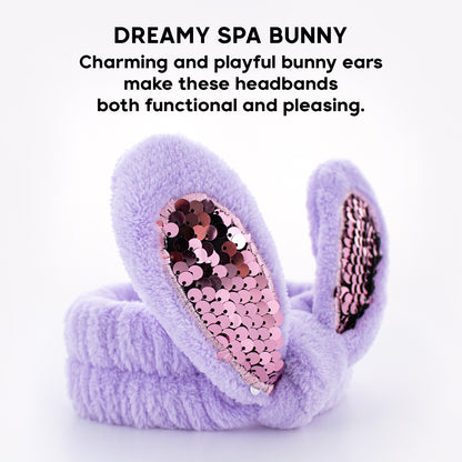 DREAMY SPA BUNNY - HEAD BAND (LAVENDER)