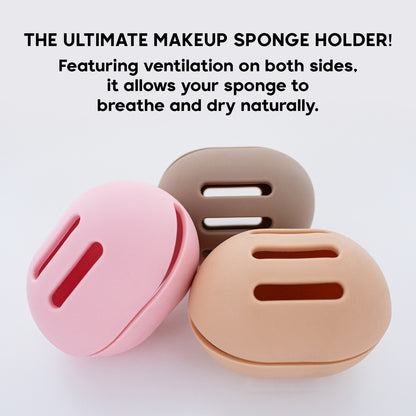 EGGY! SILICONE BLENDING SPONGE HOLDER (MINK)