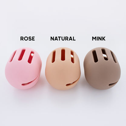 EGGY! SILICONE BLENDING SPONGE HOLDER (NATURAL)