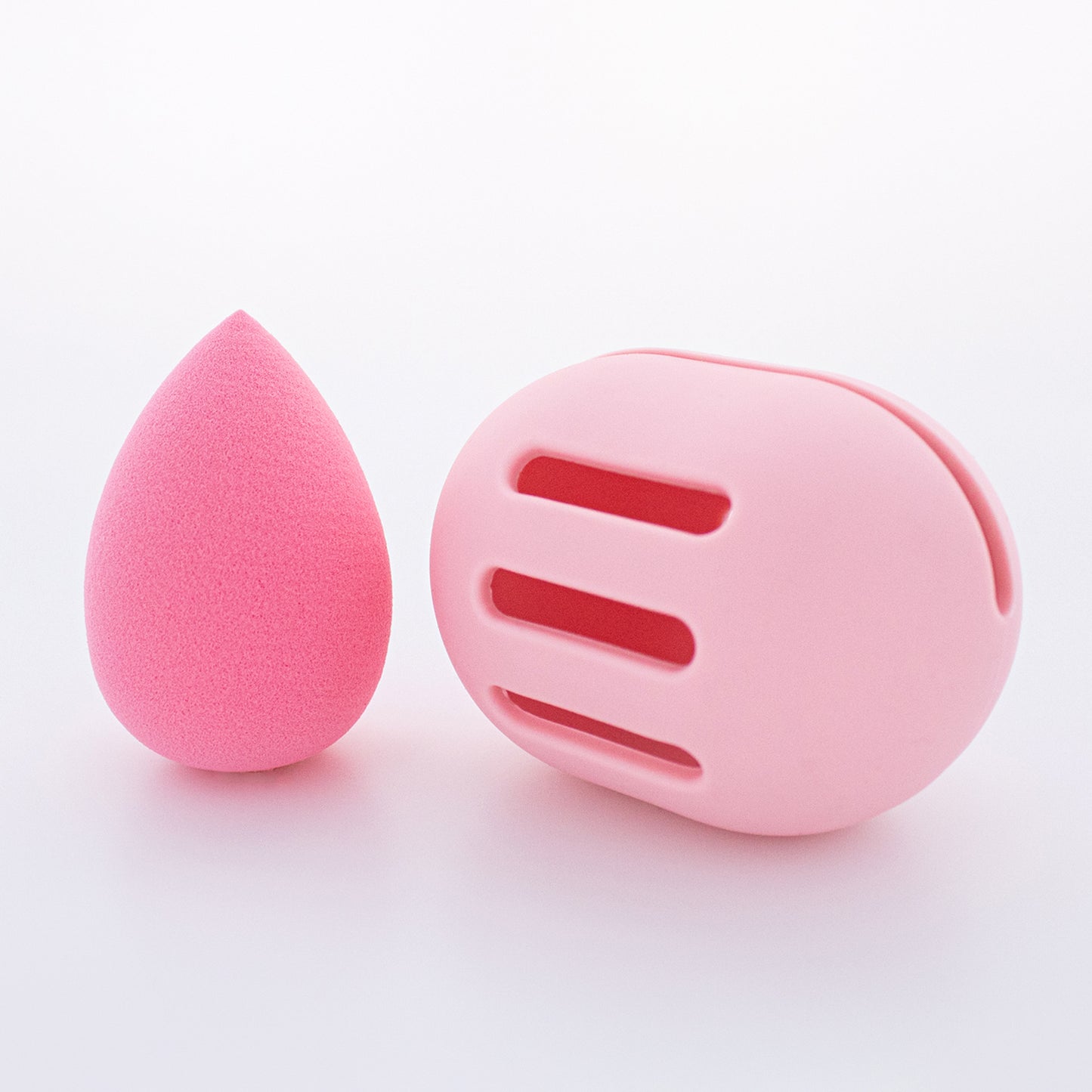 EGGY! SILICONE BLENDING SPONGE HOLDER (ROSE)