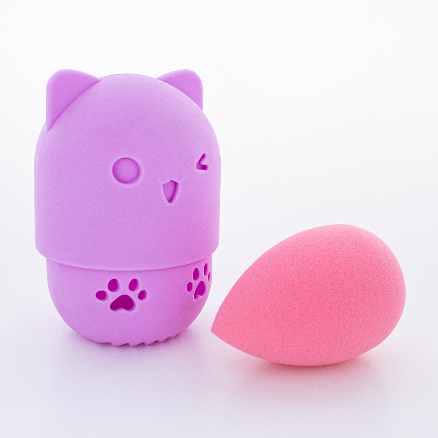 CAT SILICONE - BLENDING SPONGE HOLDER (LAVENDER)