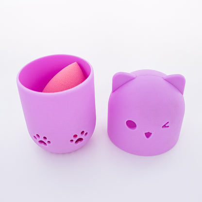 CAT SILICONE - BLENDING SPONGE HOLDER (LAVENDER)