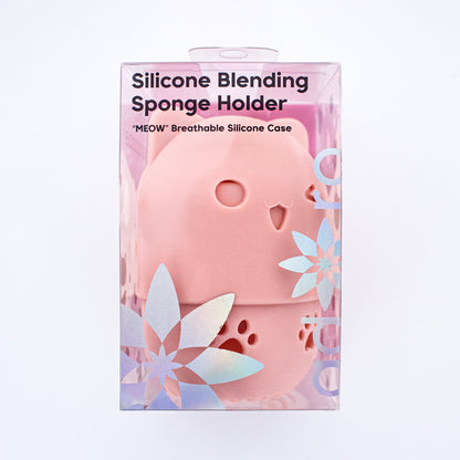 CAT SILICONE - BLENDING SPONGE HOLDER (ROSE)