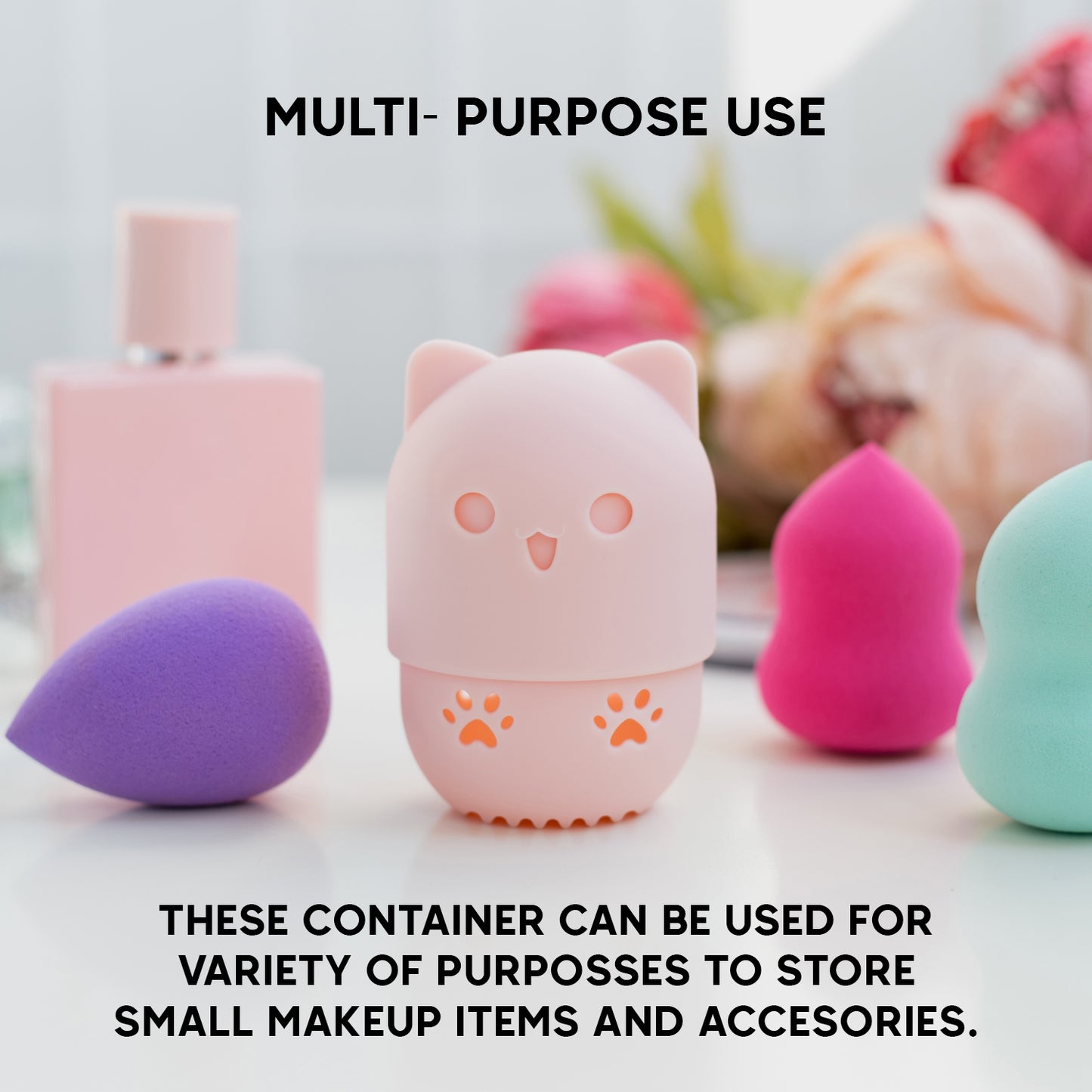 CAT SILICONE - BLENDING SPONGE HOLDER (LAVENDER)