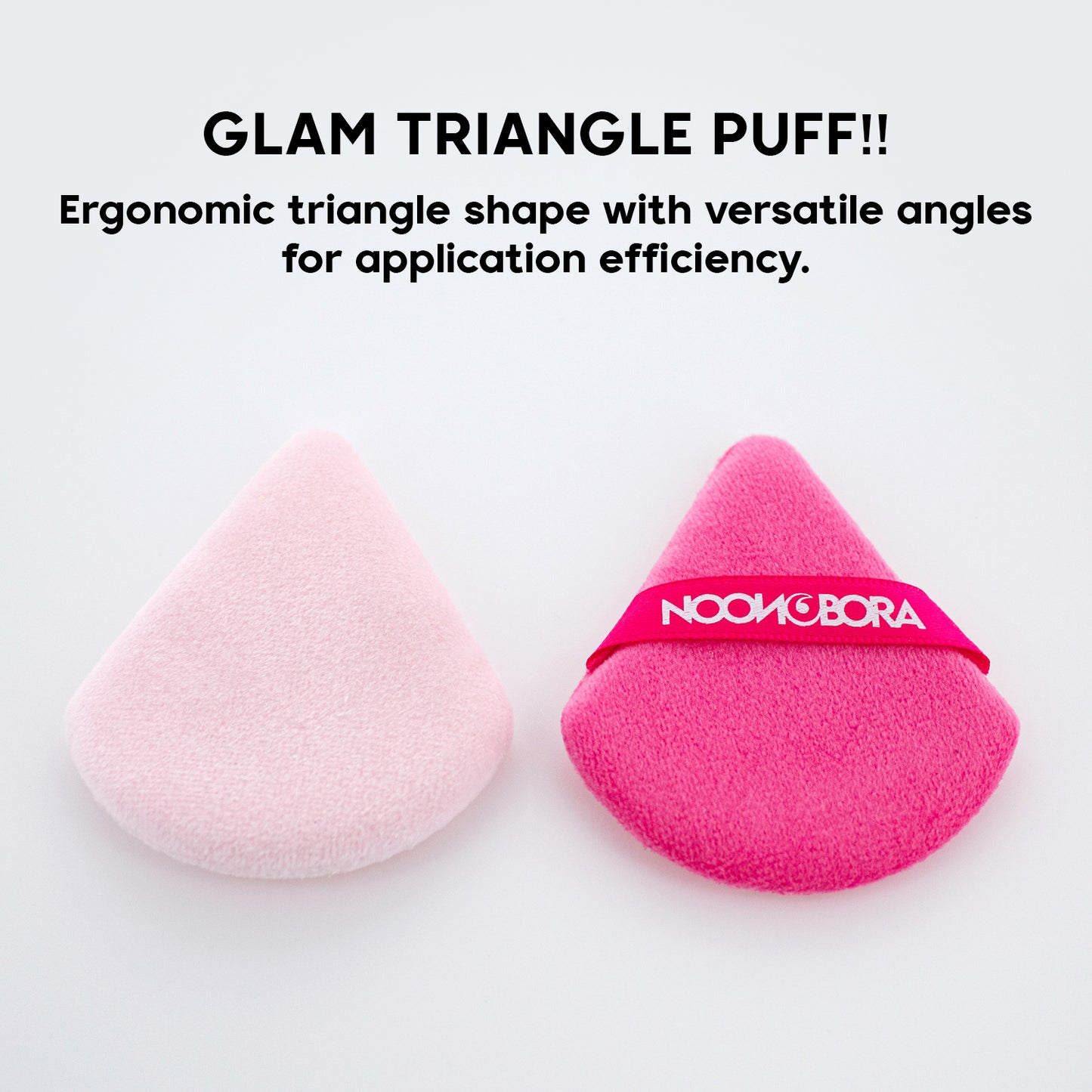 6 PC ASSORTED TRIANGLE PUFF (RAINBOW)