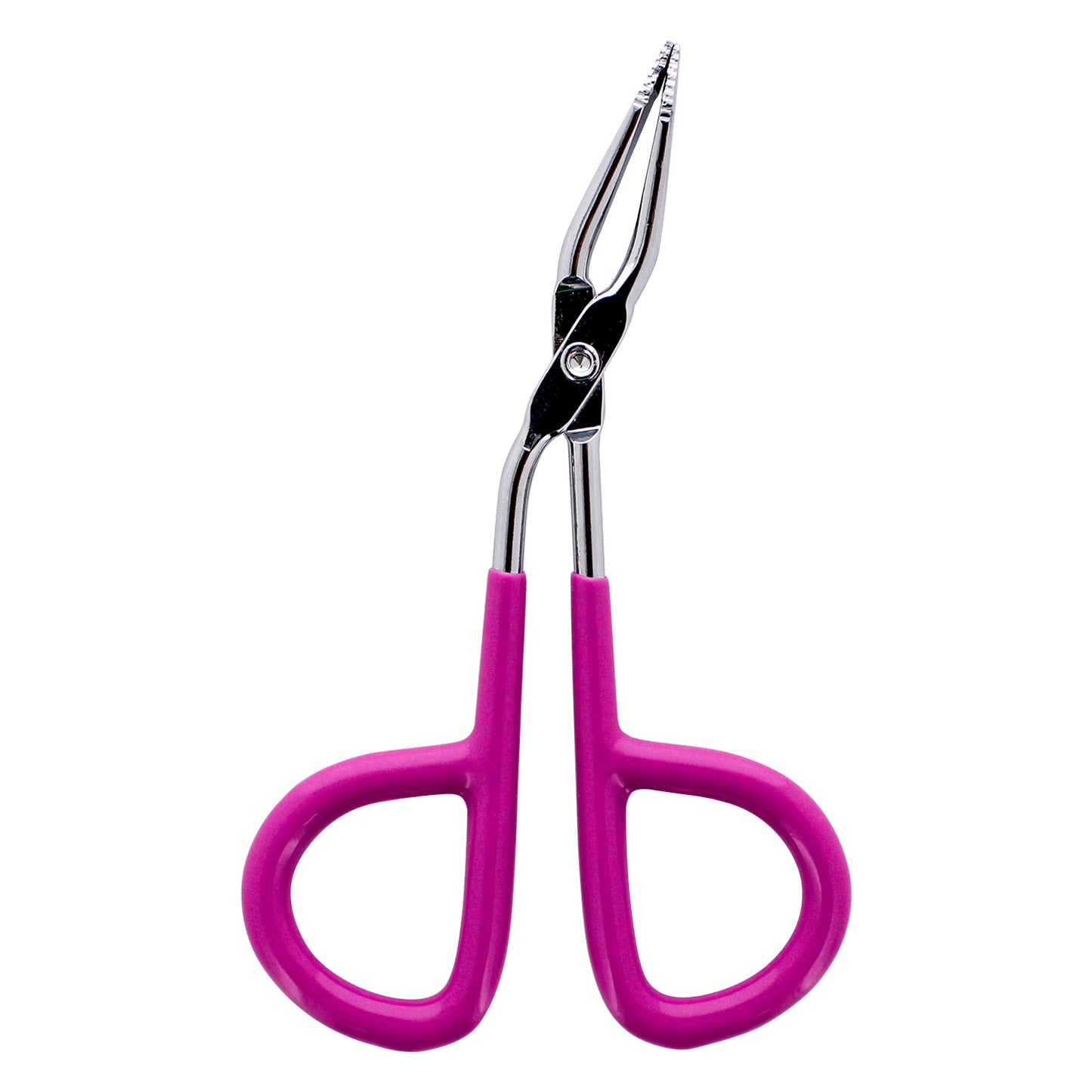 EZ GRIP SCISSOR TYPE TWEEZER (HOT PINK)