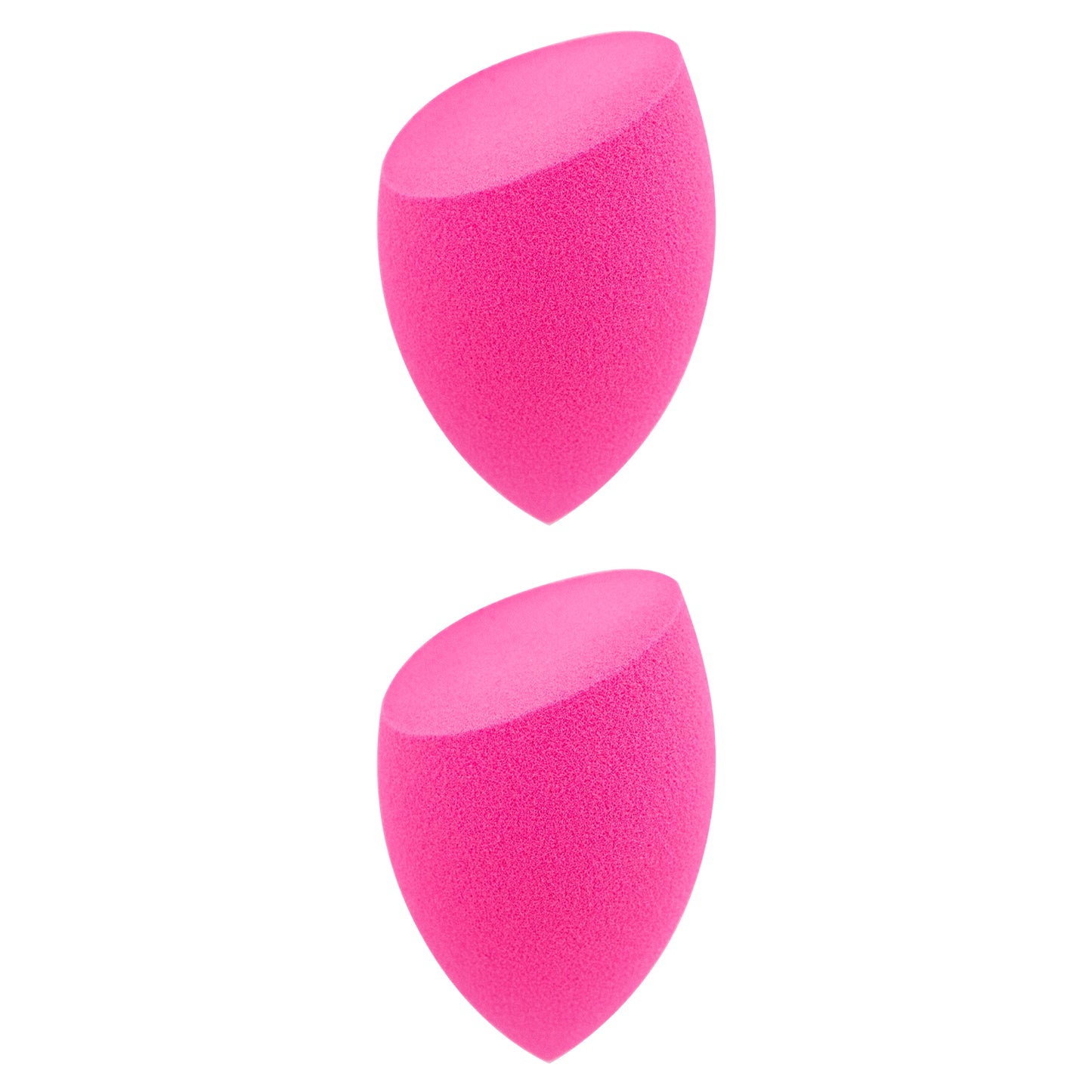 BLENDING SPONGE - 2 PC TEAR DROP W/ CUT (BLUSH PINK)