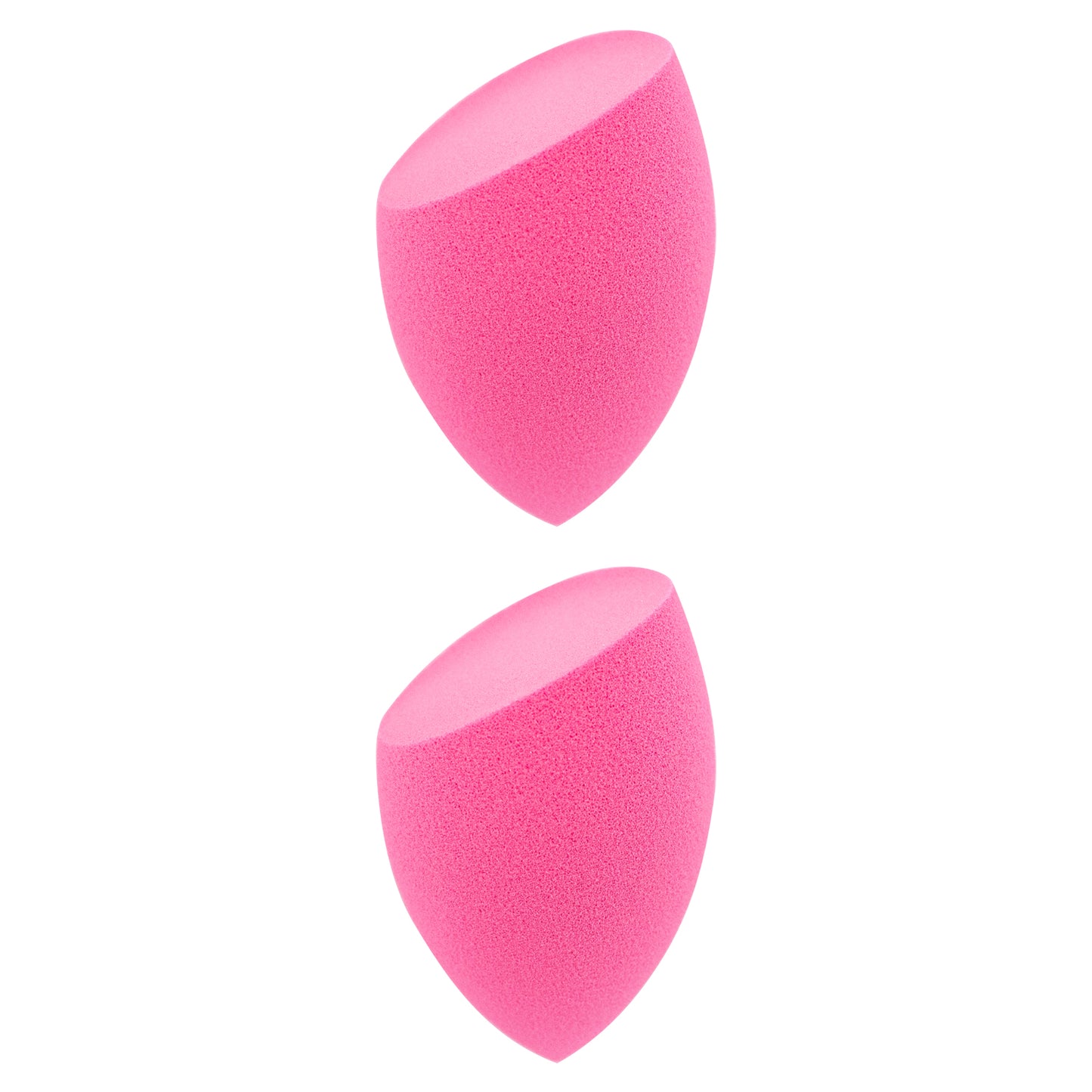 BLENDING SPONGE - 2 PC TEAR DROP W/ CUT (BLUSH PINK)